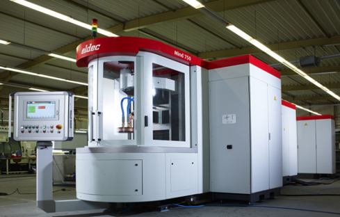 German ELAG induction hardening machining center